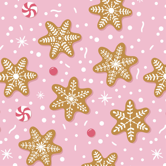 Ginger Snow in Pink Flat Wrapping Paper Sheet Wholesale Wraphaholic