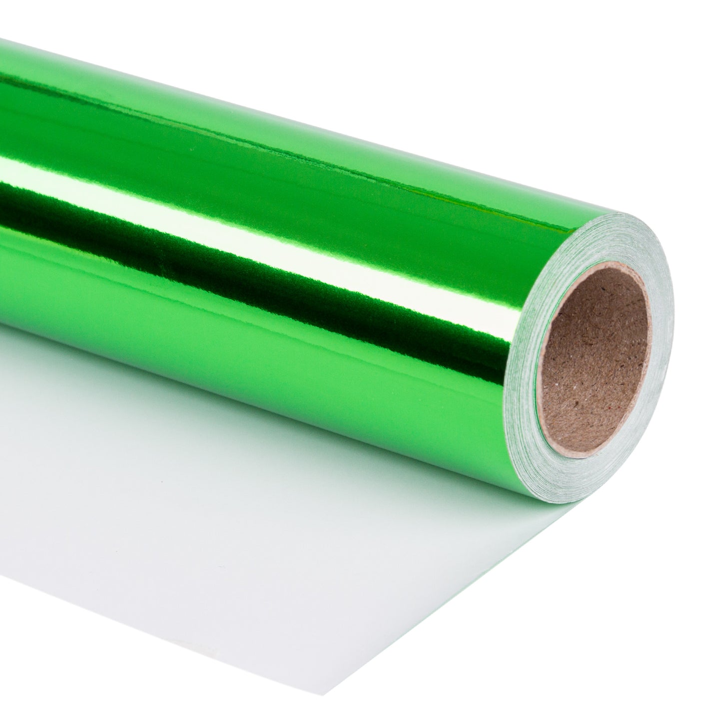 Glossy Metallic Wrapping Paper Roll Green Ream Wholesale Wrapaholic