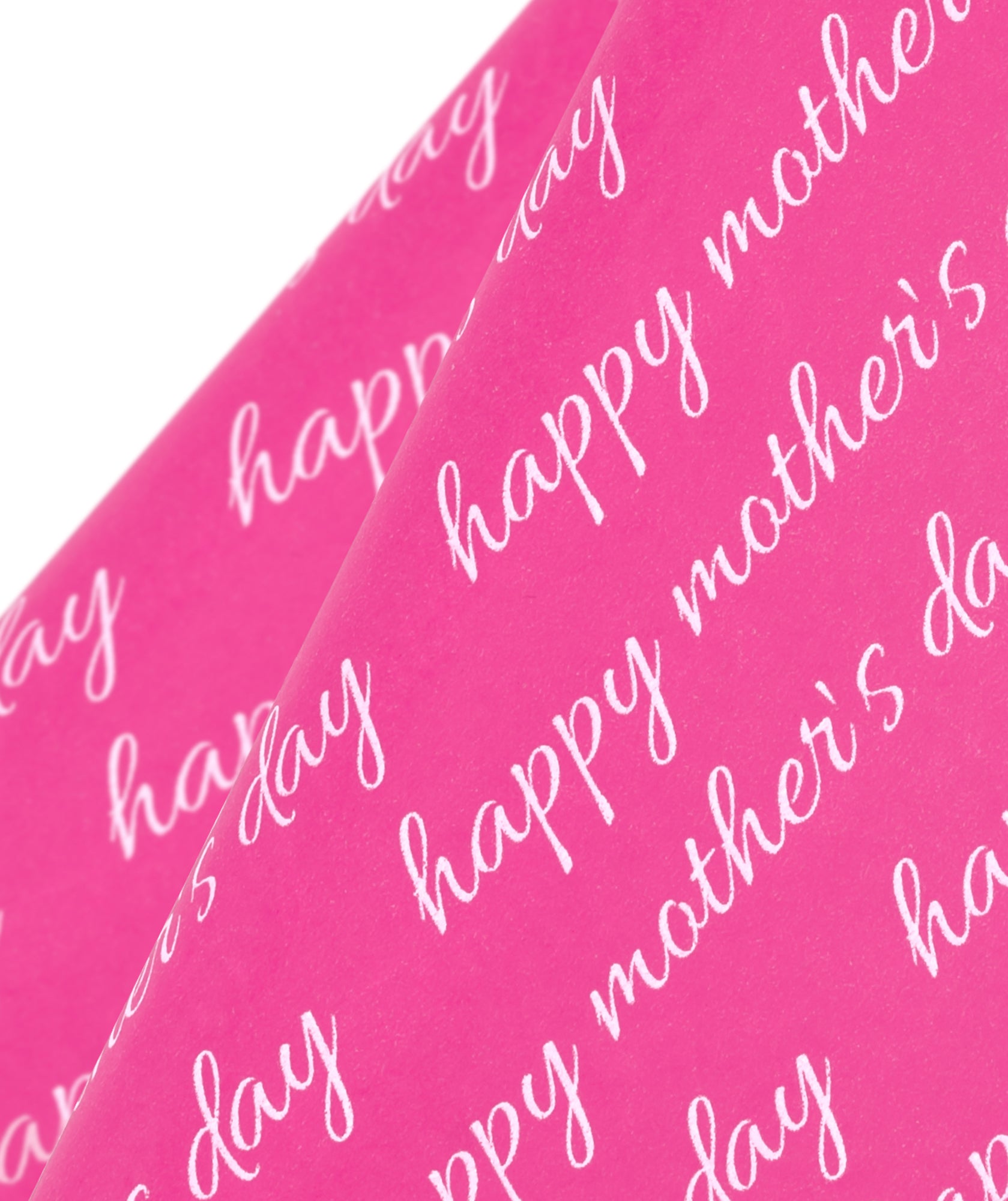 Happy Mother's Day Hot Pink Tissue Paper 20" x 30" Bulk Wholesale Wrapaholic