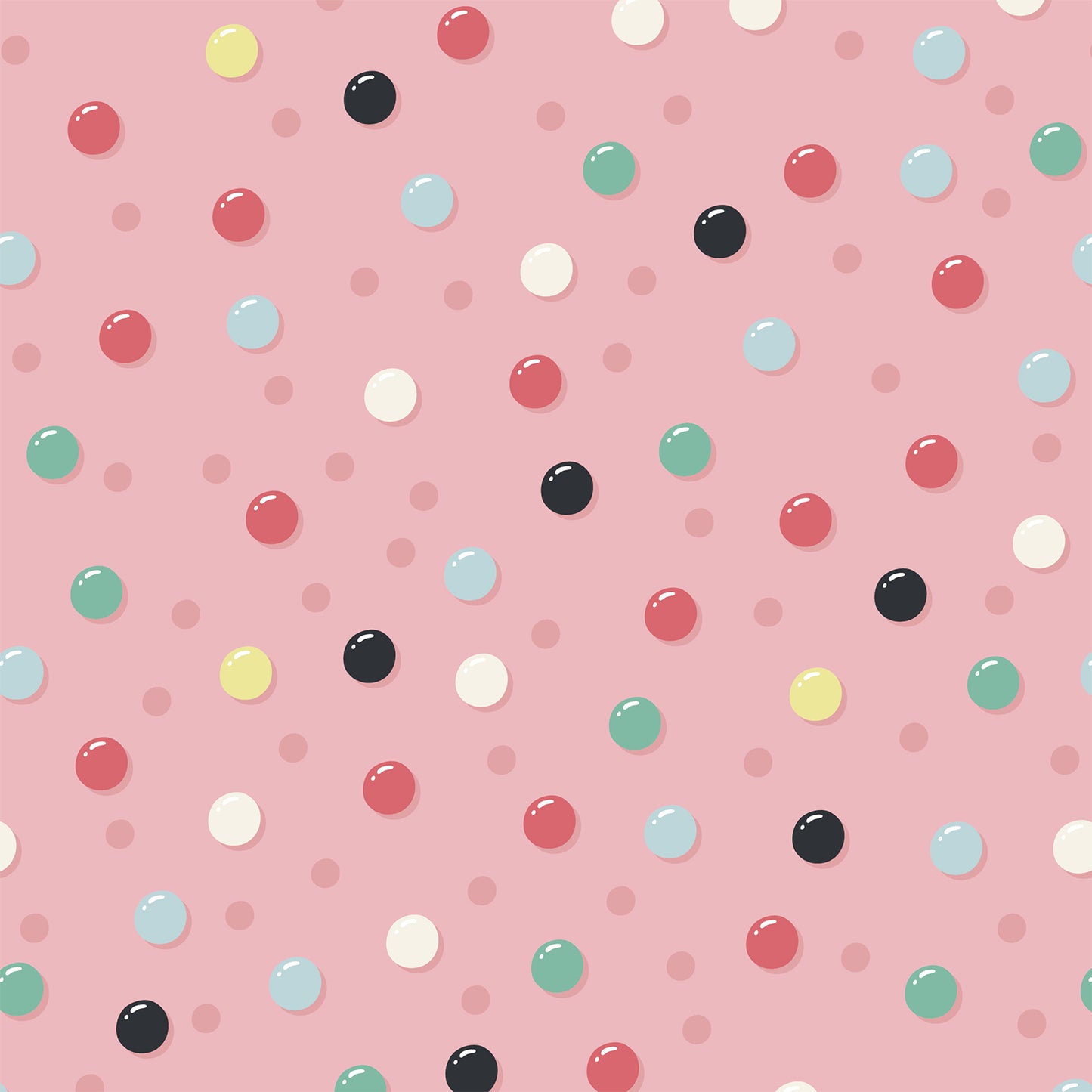 Multicolored Polka Dot Flat Wrapping Paper Sheet Wholesale Wraphaholic