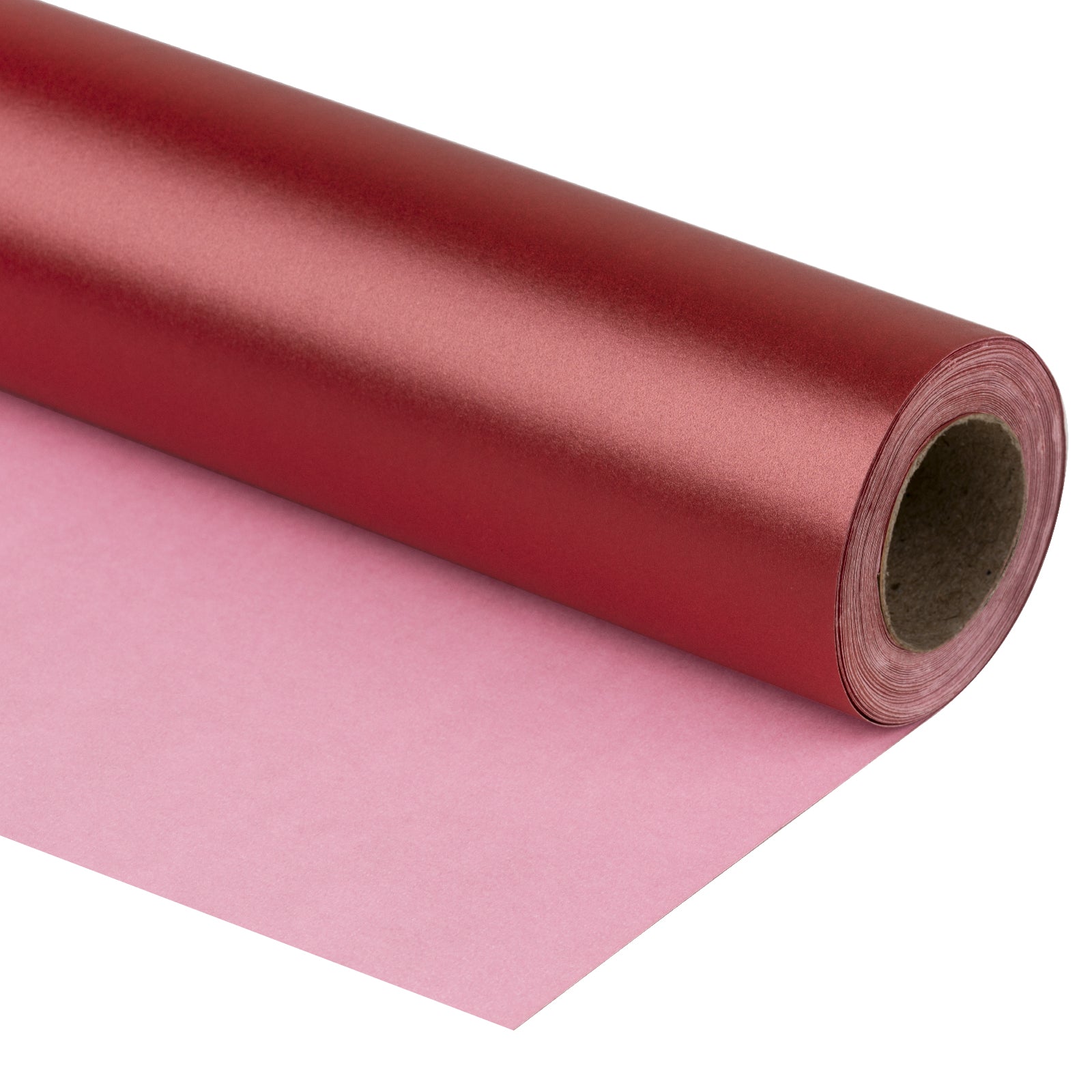 Pearl Gloss Wrapping Paper Roll Chesnut Red Ream Wholesale Wrapaholic