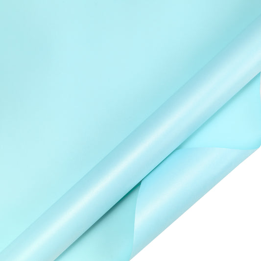 Pearl Gloss Wrapping Paper Roll Sky Blue Ream Wholesale Wrapaholic