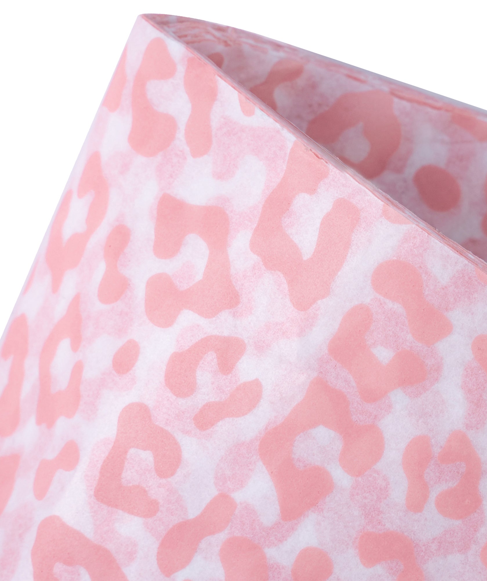 Pink Leopard Tissue Paper 20" x 30" Bulk Wholesale Wrapaholic