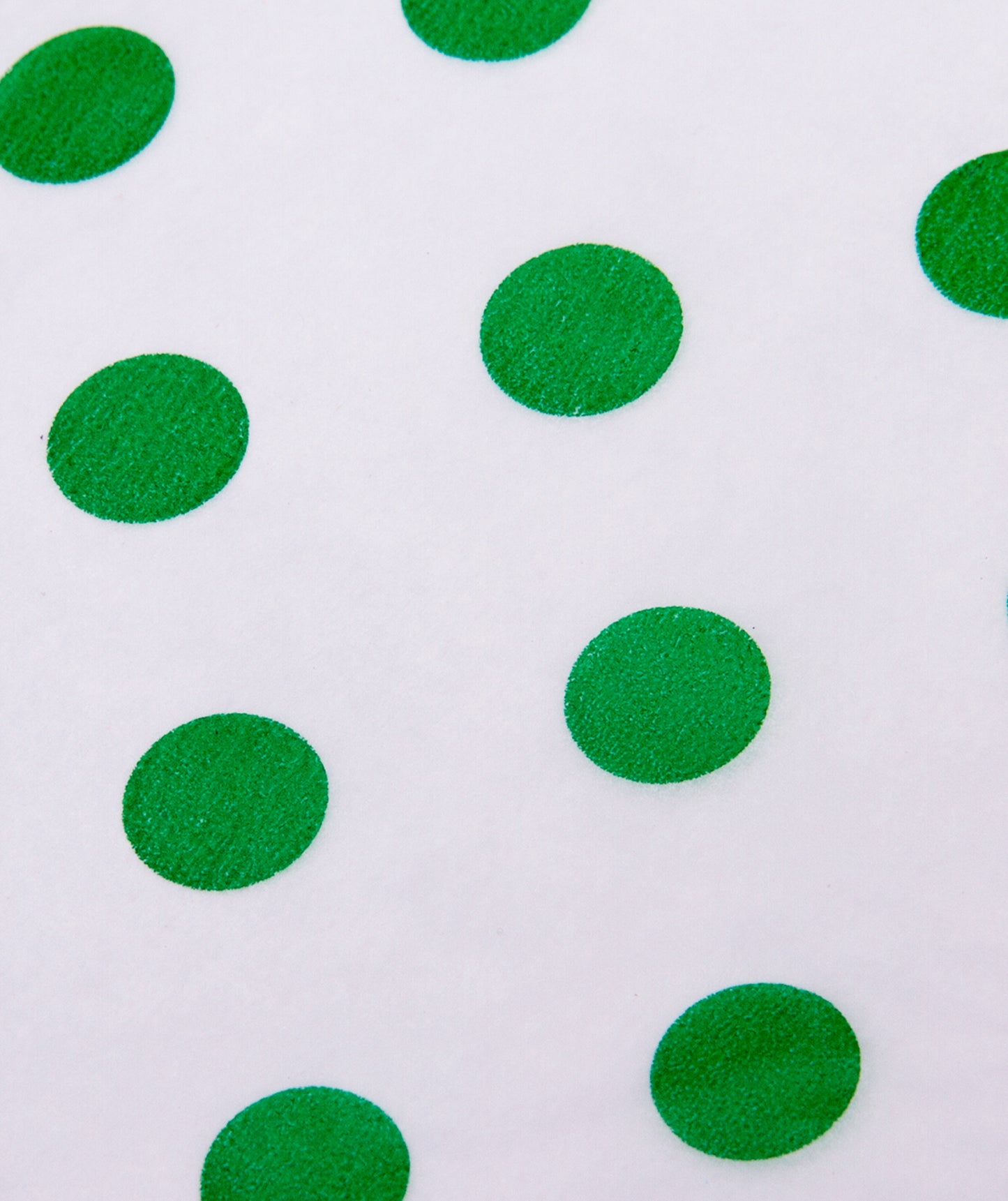 Polka Dot Green Tissue Paper 20" x 30" Bulk Wholesale Wrapaholic