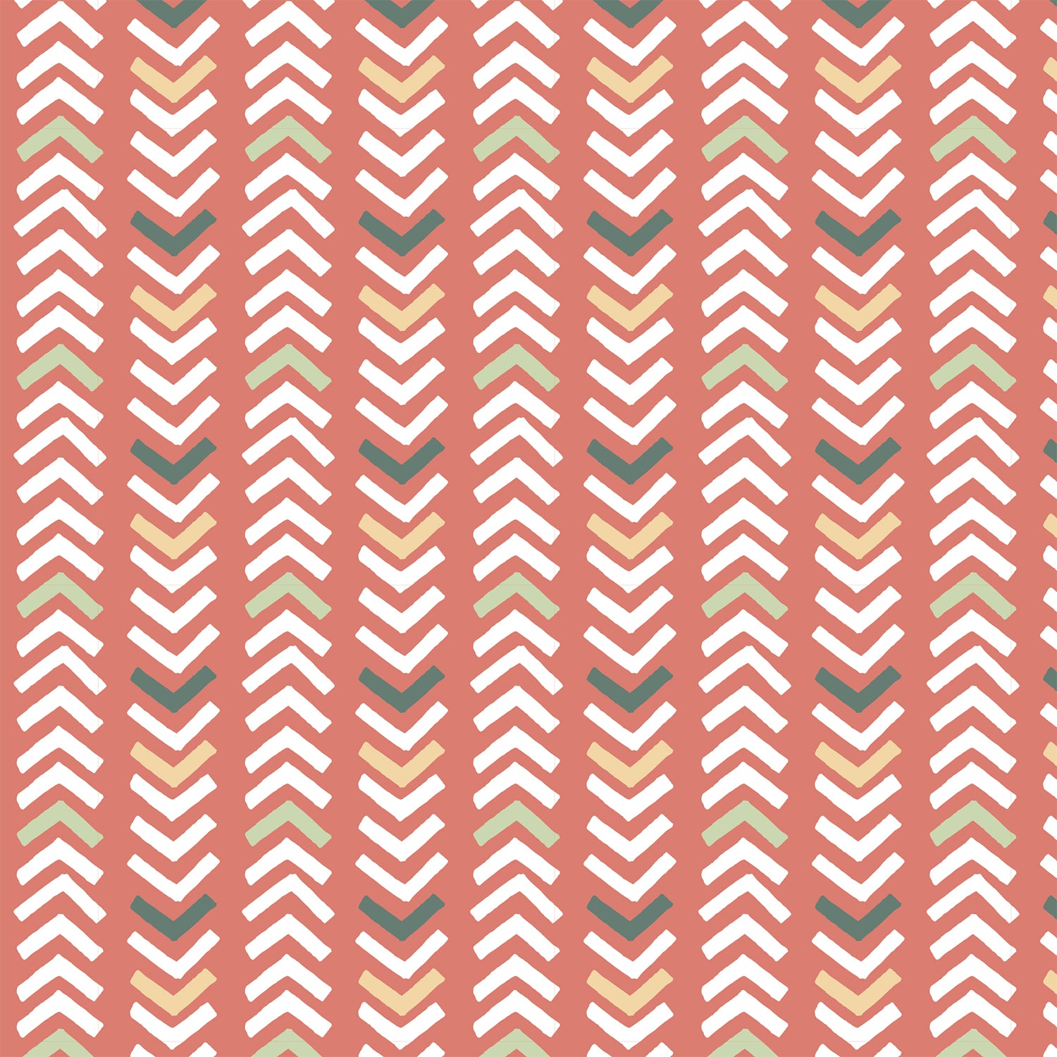 Red-orange Arrow Flat Wrapping Paper Sheet Wholesale Wraphaholic
