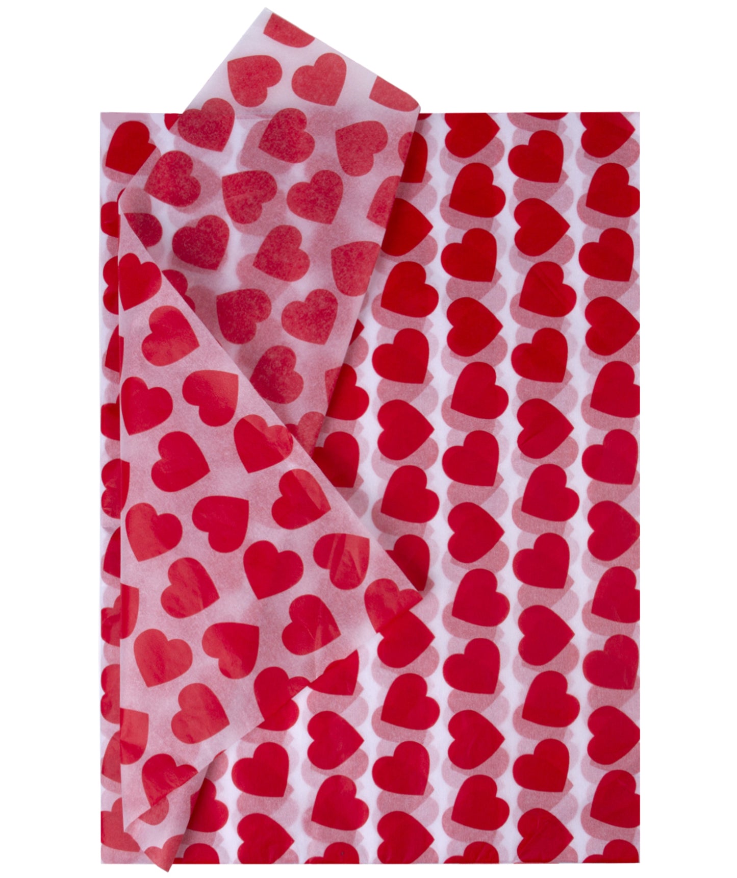 Valentine Red Heart Tissue Paper 20" x 30" Bulk Wholesale Wrapaholic