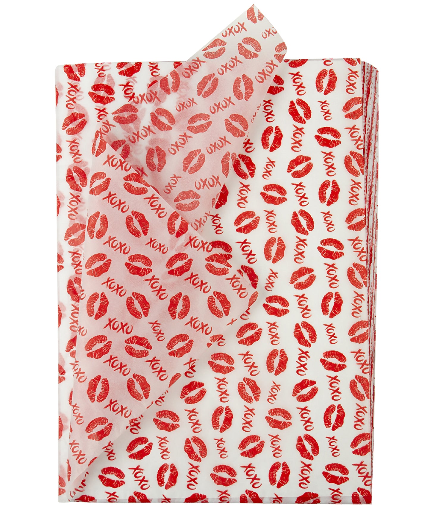 Valentine's Day Red Lips Tissue Paper 20" x 30" Bulk Wholesale Wrapaholic