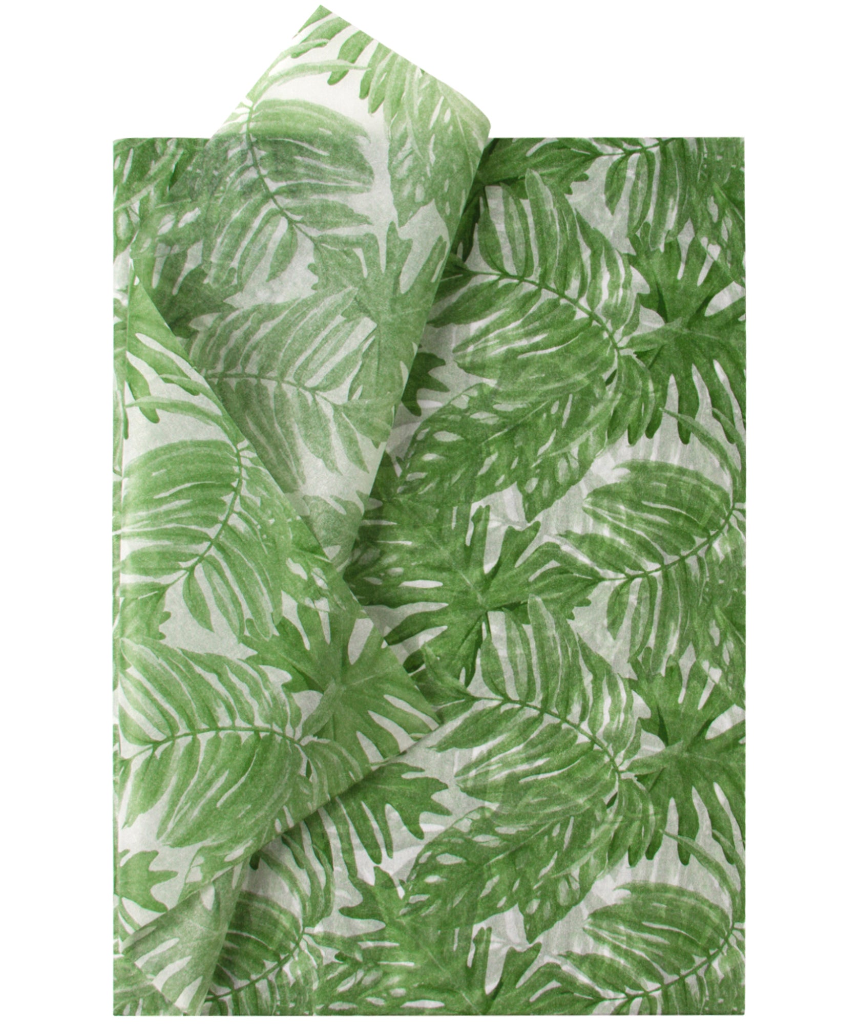 Jungle Banana Leaf Greenery Tissue Paper 20" x 30" Bulk Wholesale Wrapaholic